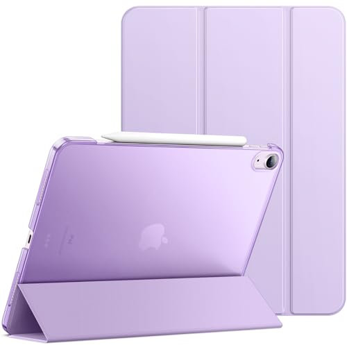 JETech Custodia per iPad Air 13 Pollici M3/M2 (2025/2024), Sottile Supporto Rigido Retro Conchiglia Intelligente Cover con Auto Svegliati/Sonno (Viola)