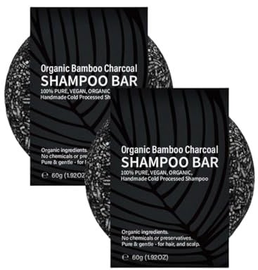 Bamboo Charcoal Shampoo Bar, Grey Hair Reverse Bar, Bamboo Charcoal Black Soap For Grey Hair, Hair Root White Hair Conceal Restore Radiance, Anti Hair Frizzing Dandruff, Grey White Hair Repair (3)