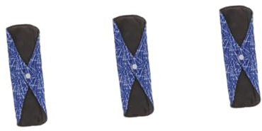 COLLBATH 3 Pièces serviette hygiénique lavable serviettes hygiéniques lingettes wc serviette hygiénique en tissu serviettes féminines réutilisables portative