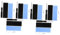 jojofuny 6 Sets Hard Drive Heat Sink Laptop Stand Powered Computer Case Cooling Thermal Pad Tape Computer Fan Cooler Fan Monitor Stand SSD Heat Pad Laptop Cooling Pad Aluminum Alloy Black