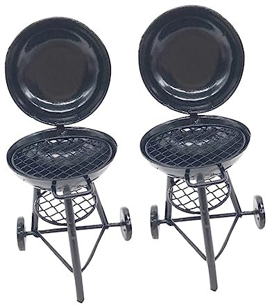 TOYANDONA 2piezas De Horno De Barbacoa para Casa De De Decoración Realista para Accesorios De Paisaje y Manualidades