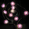 Lichterkette Blumen,5M 50LED Blumen-Lichterkette,Deko Blumen Lichterkette,Lichterkette Innen,LED Lichterkette für Garten Dekorationen,Hochzeit Patio Weihnachten Dekoration