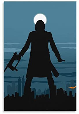 HSYIFF GemäLde Auf Leinwand Senza Cornice 30 * 50cm Il Clown Poster Pittura Decorativa Su Tela Wall Art Soggiorno Poster Camera Da Letto Pittura