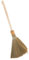 TEMPNAP Balai Paille de Riz Naturel avec Manche Balai Asiatique pour Nettoyage des Sols Garage Jardin Lobby pour Éliminer Poussière et Débris