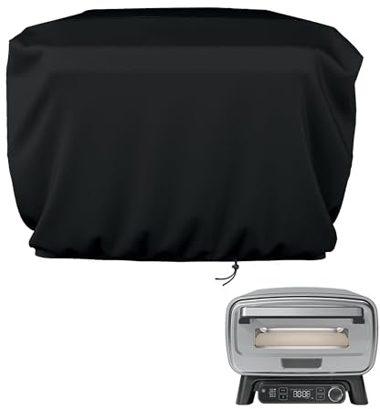 Intetiow Housse de barbecue pour four à pizza Ninja Artisan d'extérieur, compatible avec la série MO200 MO201, tissu anti-décoloration, UV et imperméable, pour four à pizza Ninja 55,9 x 41,5 x 31,8 cm