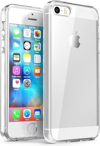 BTH - Hülle für Apple iPhone 5/5s/SE - Silikonhülle Backcover - Schutzhülle - Dünnes Design Transparant