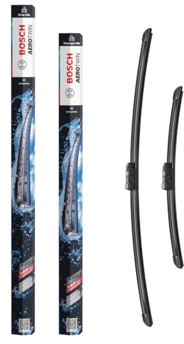 Bosch Aerotwin eA 414 S Front-Scheibenwischer - 650 mm und 400 mm | Set mit 2 Ersatz-Wischblättern und vormontiertem Multi-Clip-Adapter - in platzsparender Verpackung