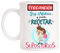 MardeTé Taza Precaución Soy Médico y Puedo recetar supositorios. Divertida Taza de Regalo para medicos