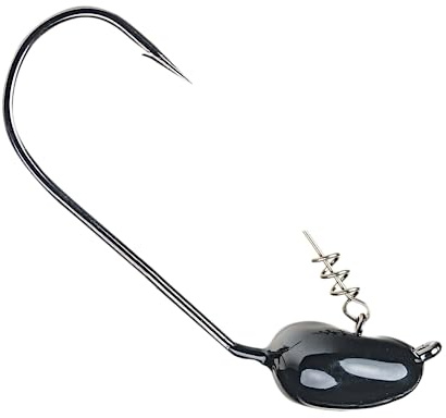 Strike King Unisex-Erwachsene Tour Grade Mag Jig Head 3/4 oz 5/0 Hook,Black Angelköder, schwarz, 0.1312