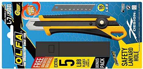 Cutter x-design 18 mm + 5 lames excel black désignation carte de 1 cutter + 5 lameslargeur 18 mm