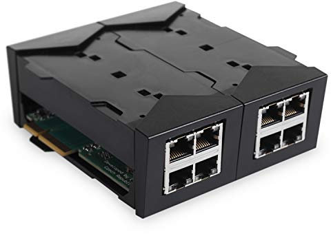Turris MOX E (Super Ethernet) Module | 8X LAN Port 10/100/1000 Mbps (RJ-45), Pass-Through SGMII Bus (Connect up to 24 Devices) | for Open Source & Secure MOX Router