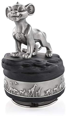 Royal Selangor Hand Finished Disney Music Carousels Collection Pewter Simba Music Carousel