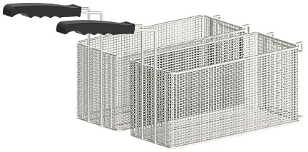 Casselin CL2PF16 - Lot De 2 Paniers 6,5L Pour Friteuse 16 Litres