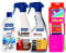 NUNCAS LIVAX DETERGENTI LEGNI LACCATI 500 ML + FORNO & GRILL 500 ML + WANNET FORTE 500 ML + Pacco 5 Pezzi Panni Microfibra 30X40 cm