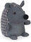 Relaxdays Hedgehog Door Stop, Fabric, for Floor, Heavy, Soft, Decorative Animal Doorstopper, 20 cm Tall, Dark Grey