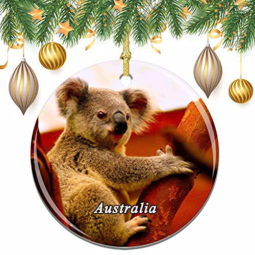 Australia Koala Christmas Xmas Tree Ornament Decoration Wedding Hanging Pendant Decor City Travel Souvenir Collection