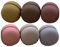 Baokuan Magnetische Stifte Hijab Starke Magnetstasten Multi-use Runde Formen Pins Für Schalschal 6pcs Muticolor