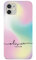 Tirita Personalised Phone Case for iPhone 13 Mini – Hard Case or Cover With Custom Name or Initials – Cute Personalised Gift for Women or Girls [18. Marble Holographic Pastel]