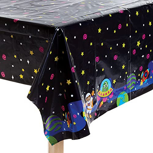 Baker Ross FX321 Weltall Tischdecke-1 Stück, Partytischdecke für den Kindergeburtstag