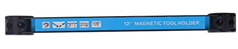 Angoily 12 Stockage D'outils Magnétiques Barre De Rangement Magnétique Barre D'aimant D'outil Organisateur Doutils Magnétique Organisation du Magasin Acier Attraction Magnétique Tonnelle