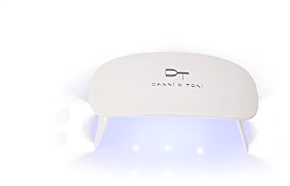 DANNI & TONI UV LED Nagellampe 6W Mini Nageltrockner für Gel Nagellack