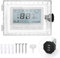Young Dance Universal Thermostat Combination Lock Box, Clear Large Thermostat Guard for Wall Thermostats, Thermostat Cover Fits Thermostats 6.5 H x 4.72 W x 1.97 D or Smaller (1 Set)