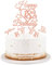 bng-bng 18th Birthday Cake Topper,Rose Gold Glittery Happy 18th Birthday Cake Cupcake Toppers For Girls 18 Eighteen Years Old Birthday Party Supplies Decorations