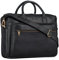 Benthill Aktentasche Leder Laptoptasche - Schultertasche für Herren und Damen Gross - Briefcase - Umhängetasche aus echtem Leder - Große Ledertasche für Laptop, Farbe:Schwarz