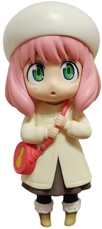 Zhongkaihua Anya Forger Figur, 16 cm, PVC, niedliches Cartoon-Modell, Anime-Girl-Figur, Anya Forger, Actionfigur, Desktop-Dekoration, Ornamente