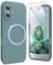 SURPHY Magnetic Design for iPhone 16 Case, Liquid Silicone Protection for Each Lens Shockproof Gel Rubber Phone Case for iPhone 16 6.1 inch 2024, Cactus Green