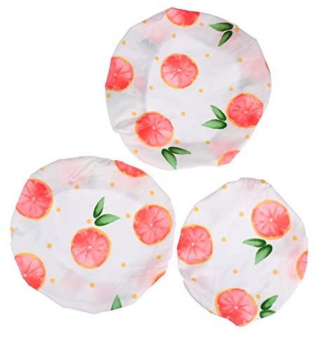 Mikinona 3stücke Teiliges Elastische Baumwoll-abdeckungen Für Schüsseln Wiederverwendbare Frischhaltehauben Mit Flexiblem Gummizug Waschbare Dehnbare Lebensmittelabdeckungen Für Küche Pickn