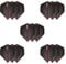 MageRabbit Dart Flights 15 Stück, Standardform Dart Flight Set, langlebige Standard-Dart-Flights für Soft Tip Steel Tip Darts (rot)