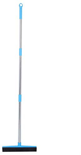 Multifunktions-Tele-Teppichbesen Pet Her Sweeper Tools Schwarz – in Einem Bodenbesen für Teppich und Entfernung (Blue)