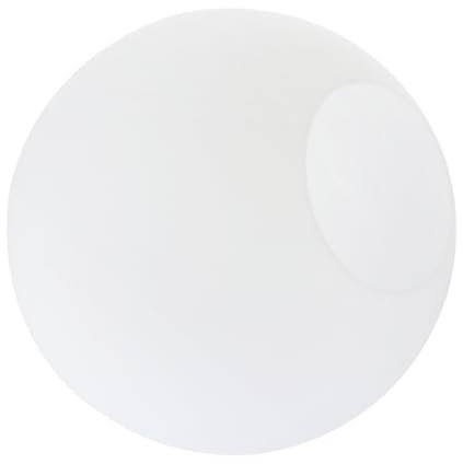 Mikikit Glas-kugel-lampenschirm Ersatz-glas Für Kugel-leuchten Milchglas-abdeckung Für Tisch-stehlampen Dekorativer Lampenschirm Für Leuchten Zubehör