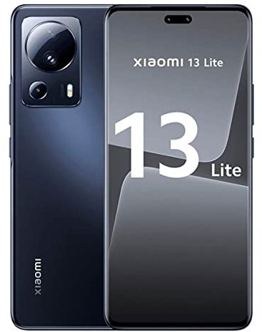 Xiaomi 13 Lite 5G 8Go/256Go Noir (Black) Double SIM 2210129SG (Reconditionné)