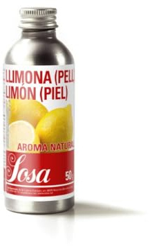 SOSA Aroma naturale di Scorza di Limone - Flacone da 50 g - Uso alimentare professionale