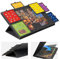 1000 Pieces Jigsaw Puzzle Board 2-in-1 Designed Stand & Cover, Tilting Jigsaw Table with 6 Colorful Sorting Drawers, Lightweight Felt Puzzle Plateau Board, Portable Table for Games Adults Gift