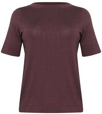 KAFFE CURVE Damen Strickpullover KClizzy Kurzarm