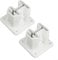 Besshepplo Flange per scaletta per piscina, per manutenzione di piscine fuori terra, in resina, antiscivolo, staffe di supporto per scala, impugnatura di sicurezza, parti di ricambio (2 pezzi)