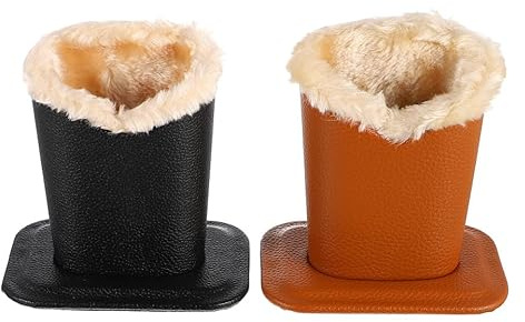 ibasenice Lot De 2 Porte-Lunettes Support Lunettes Bureau En Cuir Pu Présentoir Vertical Antidérapant Pour Lunettes De Lecture Table De Nuit Rangement Compact