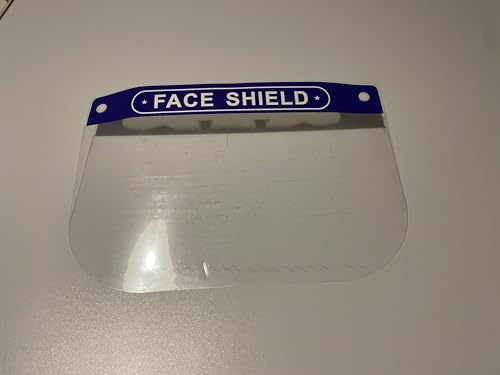 Rima 25× Face Shield Gesichtsschutz – Anti-Beschlag Visier mit Schaumstoffpolster & elastischem Kopfband – PET Schutzschild wiederverwendbar – Vollsicht-Spuckschutz für Arbeit, Alltag & Service
