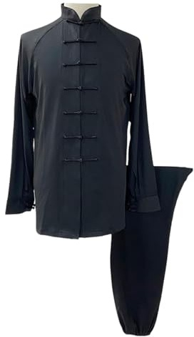 Uniforme de Tai Chi pour Femmes,Femme Homme Vêtements D’Arts Martiaux,Chinois Traditionnel Costume Tang Arts Martiaux,Tenues de Kung Fu,Fluide Et éLéGant,pour méditation Qigong Matinaux