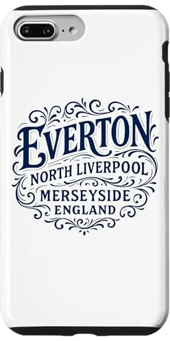 Everton North Liverpool Merseyside England Vintage Navy Ink Case for iPhone 7 Plus/8 Plus
