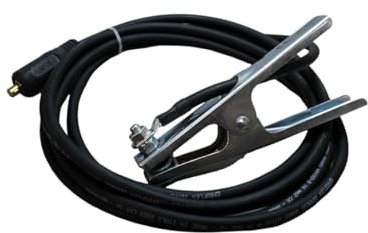 Massekabel Schweißkabel 10,16,25,35,50,70mm² HAR 4m 200/400A Masseklemme Stecker, Größe: 25mm² 13mm Dorn
