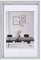 walther design Bilderrahmen silber 15 x 20 cm mit Passepartout, Steel Style Kunststoffrahmen ES520S