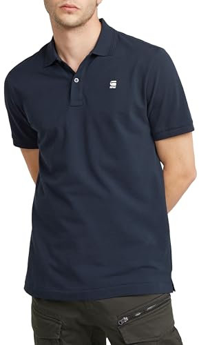 G-STAR Polo Dunda Overdyed Slim para Hombre, Azul (sartho blue D11595-5864-6067), M