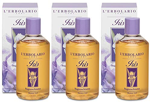 L'Erbolario - 3 x Bagnoschiuma IRIS da 250 ml + in OMAGGIO Tisana del Benessere Tisaniamo