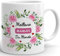 L'Esprit Des Anges Tasse-Mug Maman -Meilleure Maman du Monde- Idée Cadeau Maman Original Anniversaire Fête de Mères Noël
