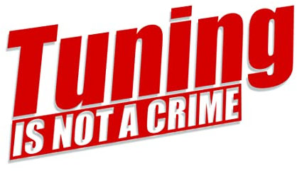 Decus Tuning is NOT A Crime XL 2510 (rot) // Sticker OEM JDM Style Aufkleber