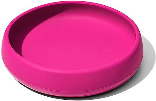 OXO Tot Silicone Plate Pink